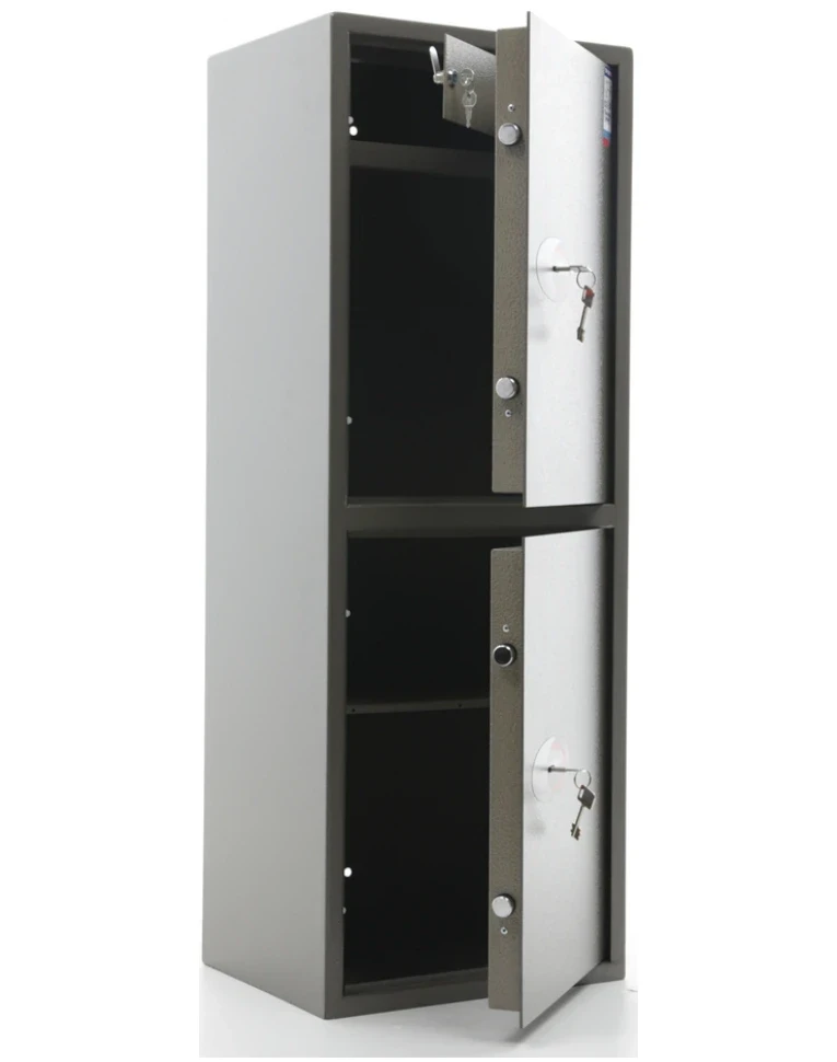 Офисный сейф Aiko TM-120T/2, с приоткрытой дверцей Офисный сейф Aiko TM-120T/2, с приоткрытой дверцей