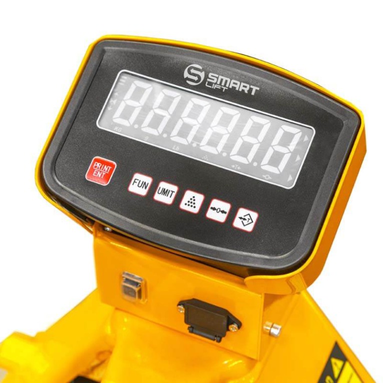 Гидравлическая тележка с весами BFC25 (г/п 2500 кг, вилы 1150x570 мм, RDP) SMARTLIFT (SMART) купить в Смоленске Гидравлическая тележка с весами BFC25 (г/п 2500 кг, вилы 1150x570 мм, RDP) SMARTLIFT (SMART) купить в Смоленске