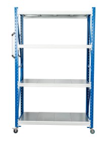 Стеллаж мобильный БиКом СТ-4 300x150x60 4 полки