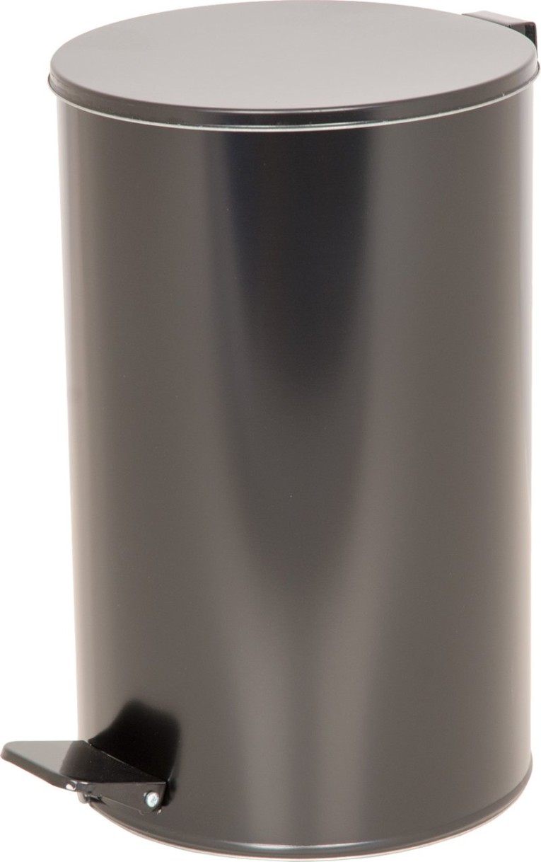 Урна с педалью черный 20 литров купить в Смоленске