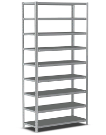 Стеллаж металлический Титан МС-500 1200х1000х600 9 полок
