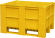 BoxPallet 1200х1000х740 мм сплошной желтый купить в Смоленске