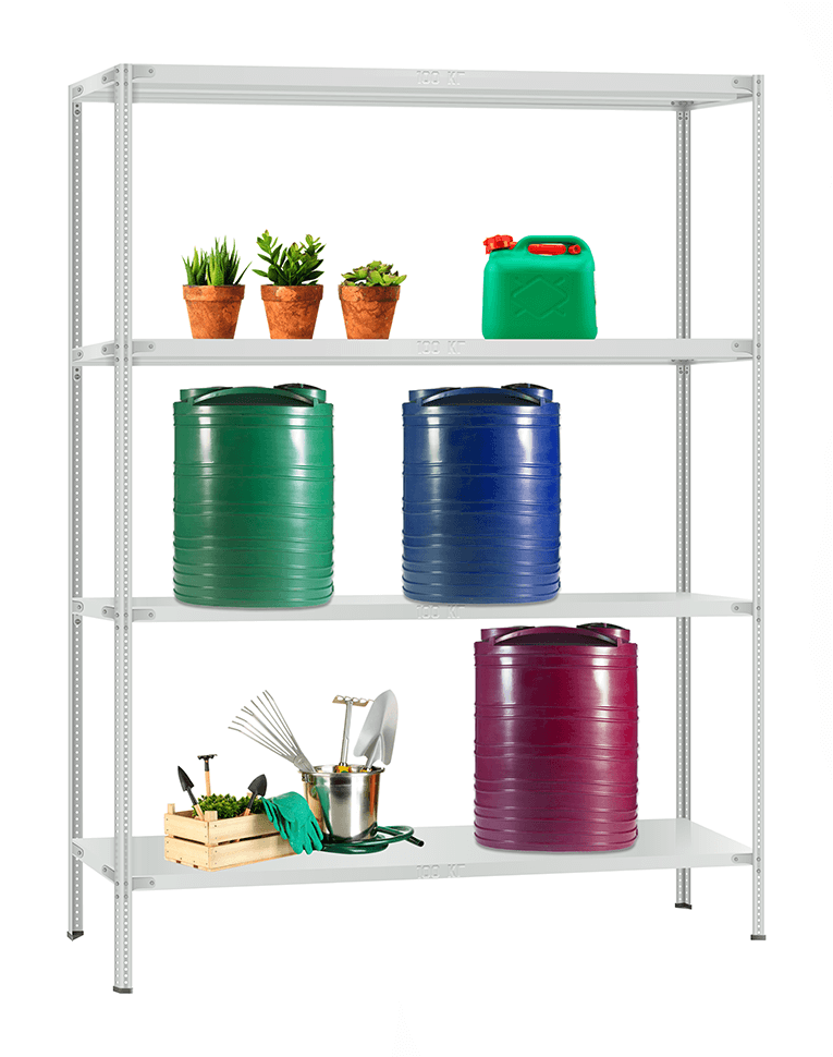 Стеллаж металлический Титан МС-900 2400x1000x600 4 полки купить в Смоленске Стеллаж металлический Титан МС-900 2400x1000x600 4 полки купить в Смоленске