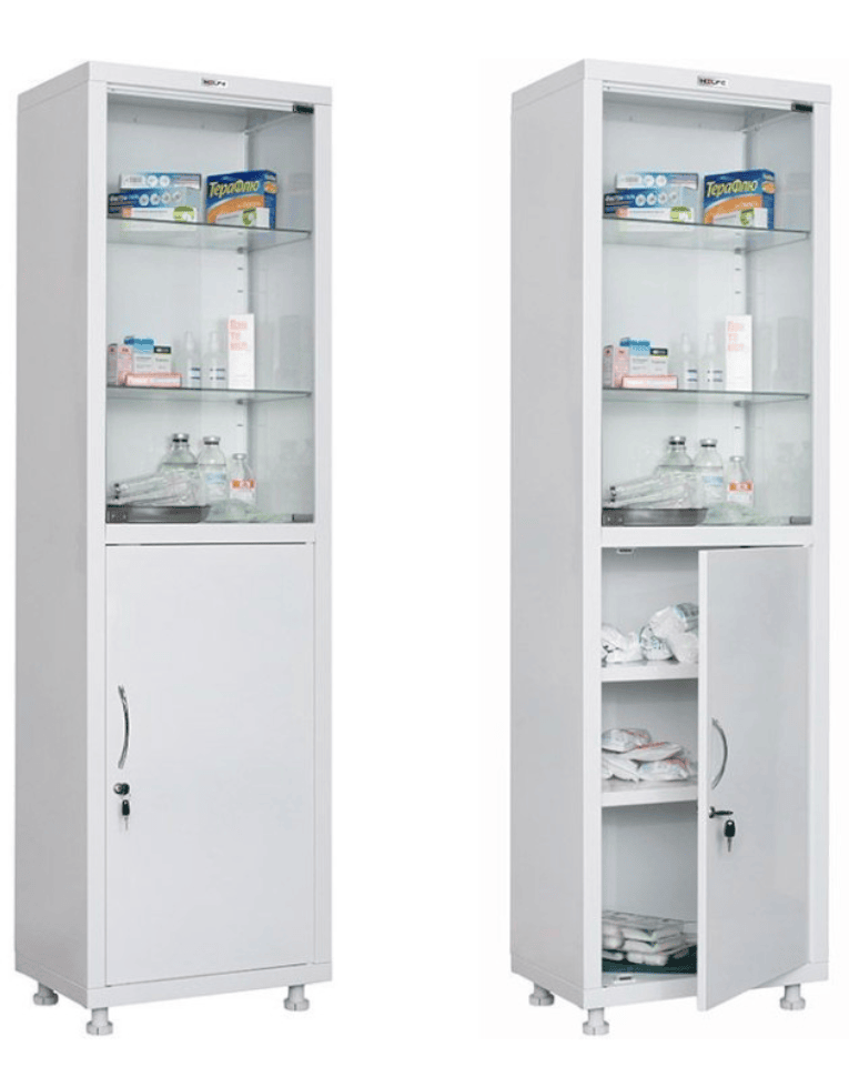 Медицинский шкаф HILFE МД 1 1657/SG купить в Смоленске Медицинский шкаф HILFE МД 1 1657/SG купить в Смоленске