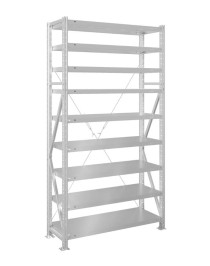 Стеллаж MS U 3000x700x600 9 полок (400 кг, металл)