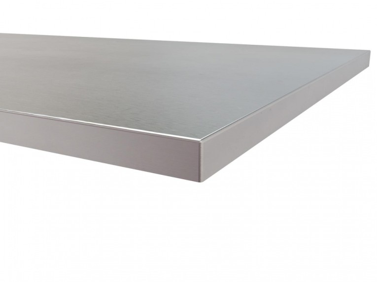Столешница из фанеры 30 мм + чехол из нержавеющей стали 1 мм (ширина 1500 мм) купить в Смоленске