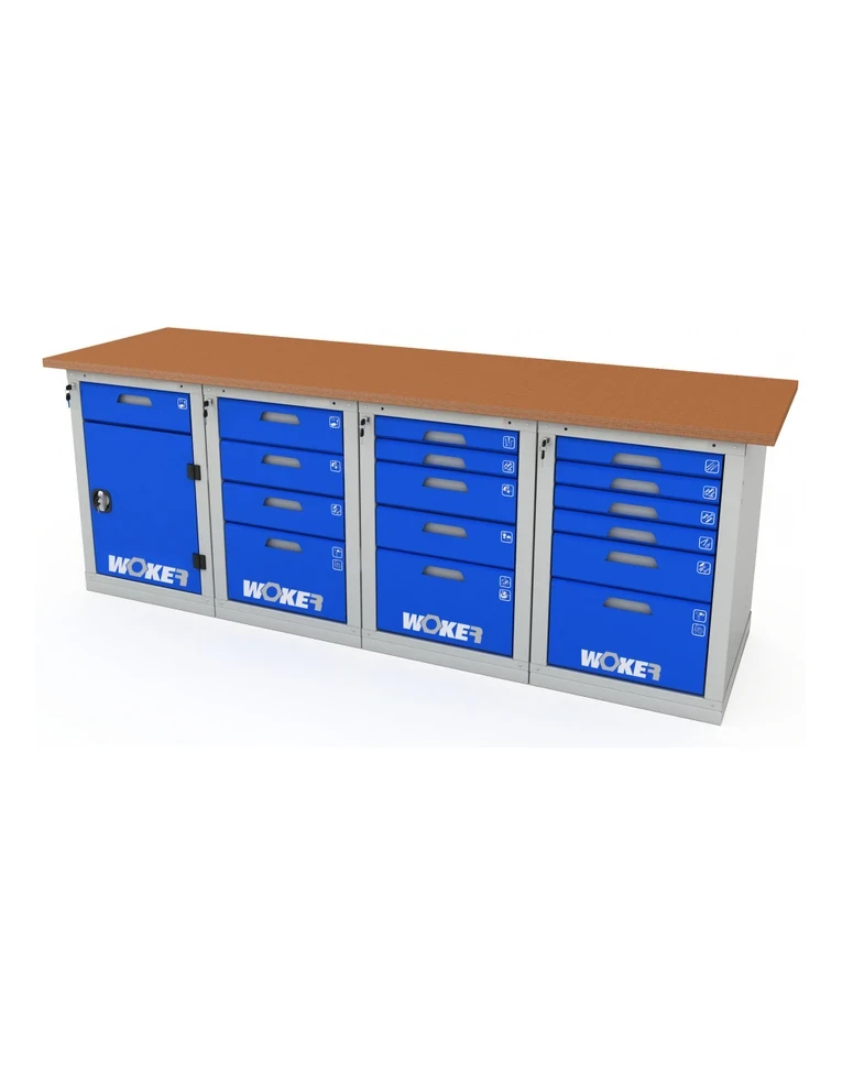 Верстак четырехтумбовый WOKER PRO 42456.2400 купить в Смоленске