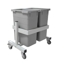 Подкатная подставка держатель для 2-х контейнеров Gresson ПДК-2 Подкатная подставка держатель для 2-х контейнеров Gresson ПДК-2