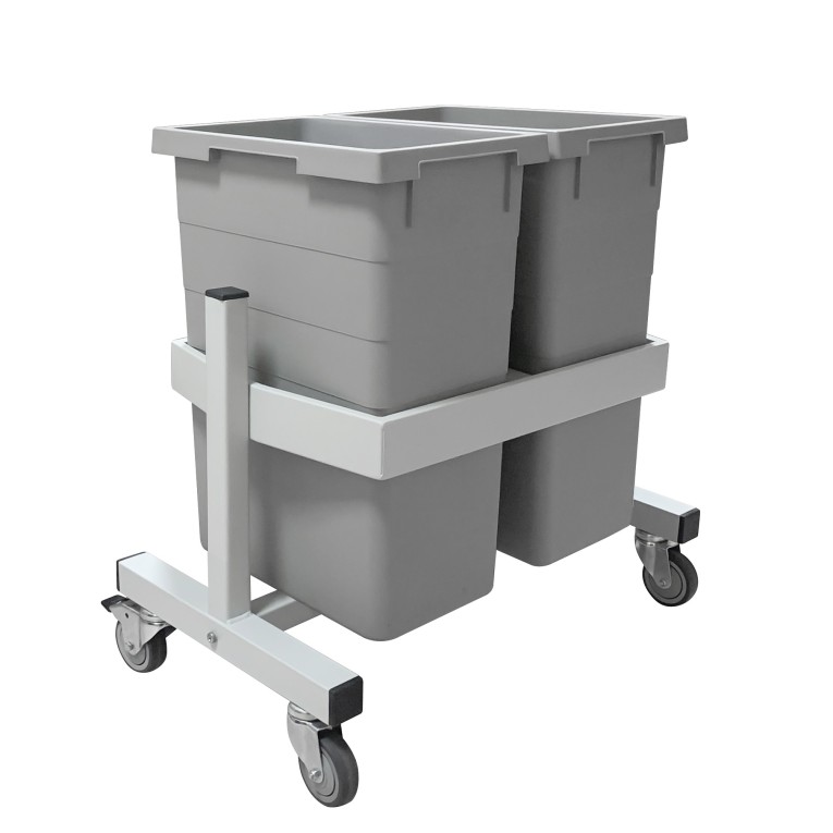 Подкатная подставка держатель для 2-х контейнеров Gresson ПДК-2 купить в Смоленске