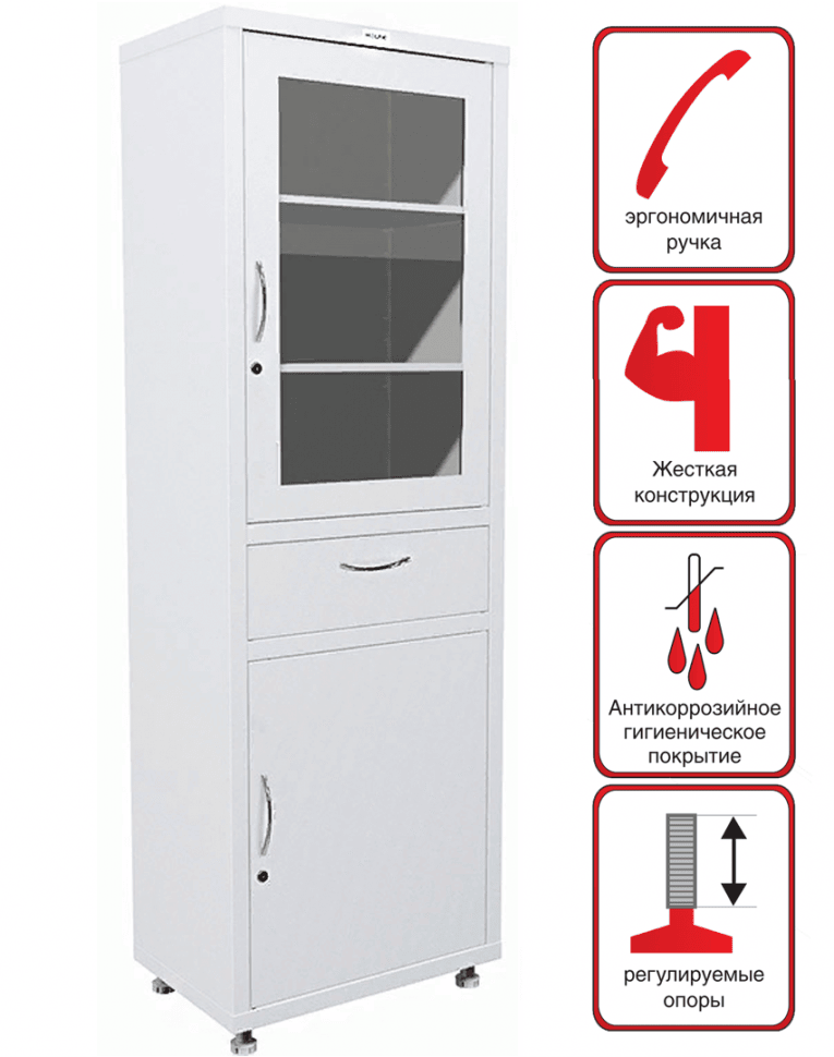 Медицинский шкаф HILFE МД 1 1760 R-1 купить в Смоленске Медицинский шкаф HILFE МД 1 1760 R-1 купить в Смоленске