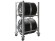 Стеллаж MS PRO 1350/781X606 передвижной для хранения до 4 шин купить в Смоленске