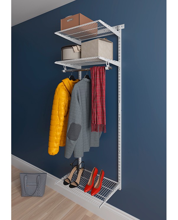 Гардеробная система Практик Home Basic G60 белая купить в Смоленске Гардеробная система Практик Home Basic G60 белая купить в Смоленске