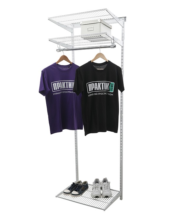 Гардеробная система Практик Home Basic G60 белая купить в Смоленске Гардеробная система Практик Home Basic G60 белая купить в Смоленске