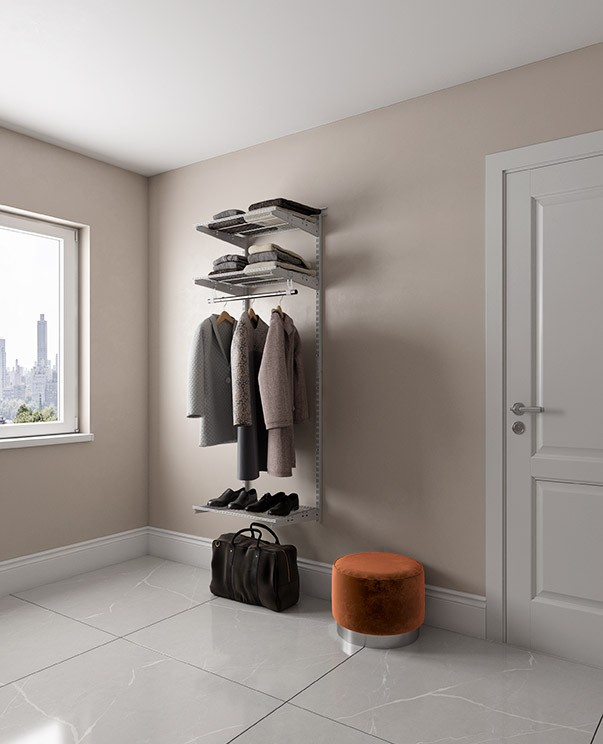 Гардеробная система Практик Home Basic G60 белая купить в Смоленске Гардеробная система Практик Home Basic G60 белая купить в Смоленске