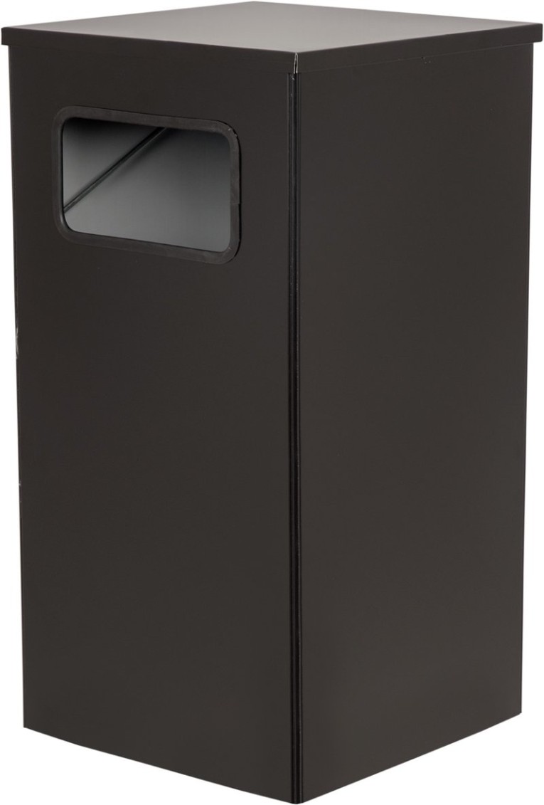Урна 80 литров Квадро-19 черный купить в Смоленске