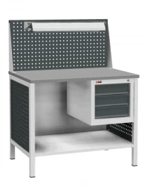 Верстак ДиКом ВЛ-К-100-04+Э1 со светильником