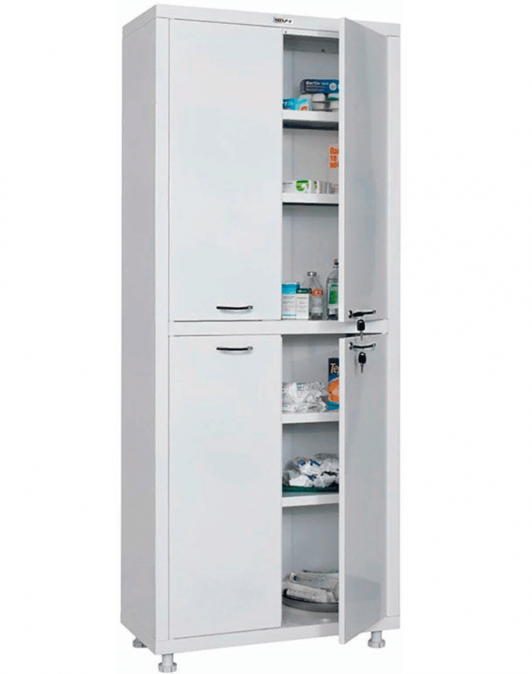 Медицинский шкаф HILFE МД 2 1670/SS купить в Смоленске