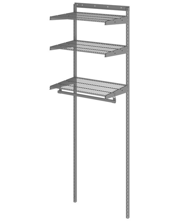 Гардеробная система Практик Home Basic G60 графит купить в Смоленске