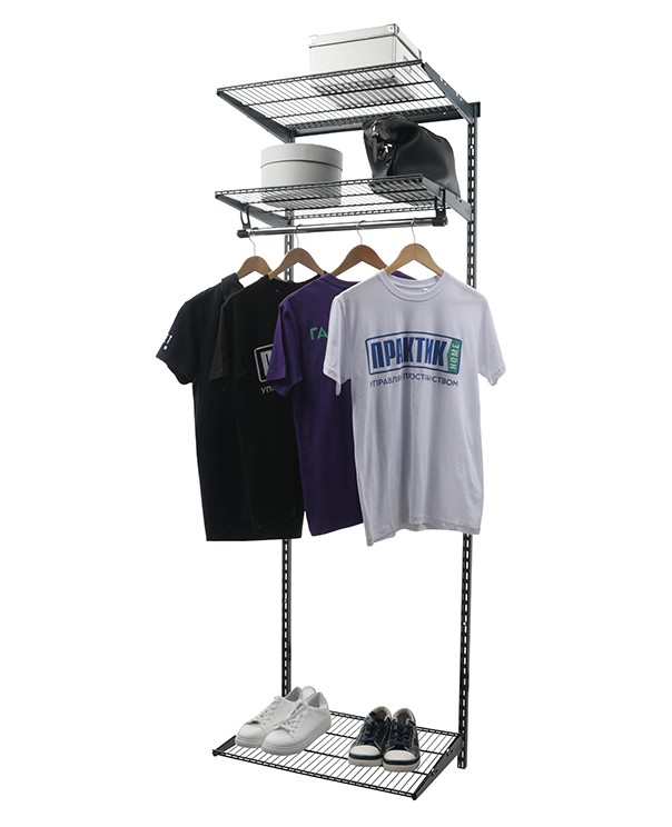 Гардеробная система Практик Home Basic G60 графит купить в Смоленске