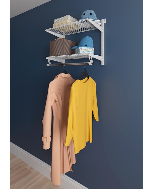 Гардеробная система Практик Home Basic G60S белая купить в Смоленске