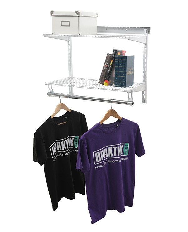 Гардеробная система Практик Home Basic G60S белая купить в Смоленске