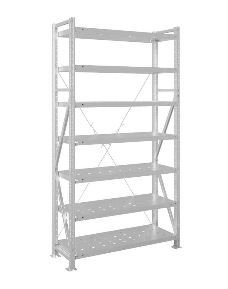 Стеллаж MS U 2000x700x500 7 полок (200 кг, перф) купить в Смоленске