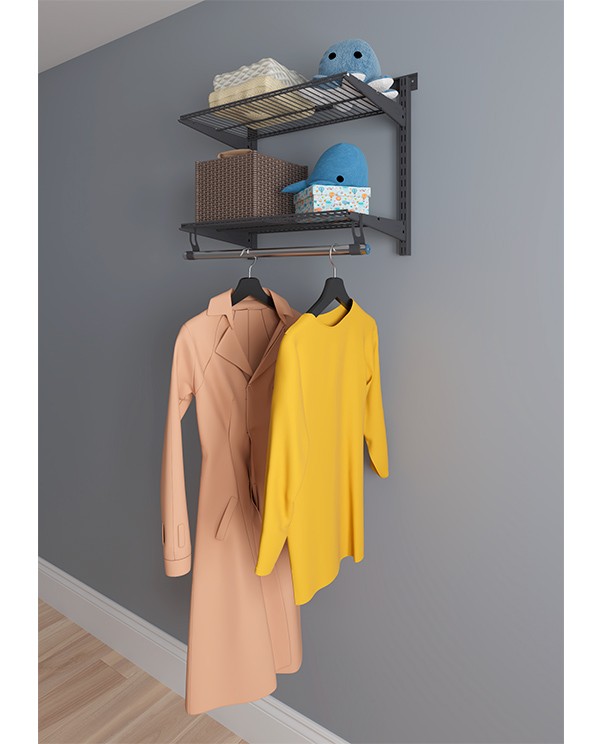 Гардеробная система Практик Home Basic G60S графит купить в Смоленске