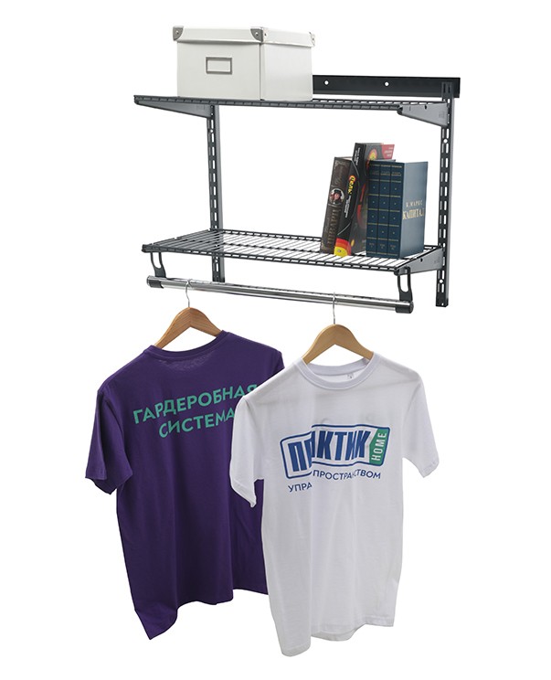 Гардеробная система Практик Home Basic G60S графит купить в Смоленске