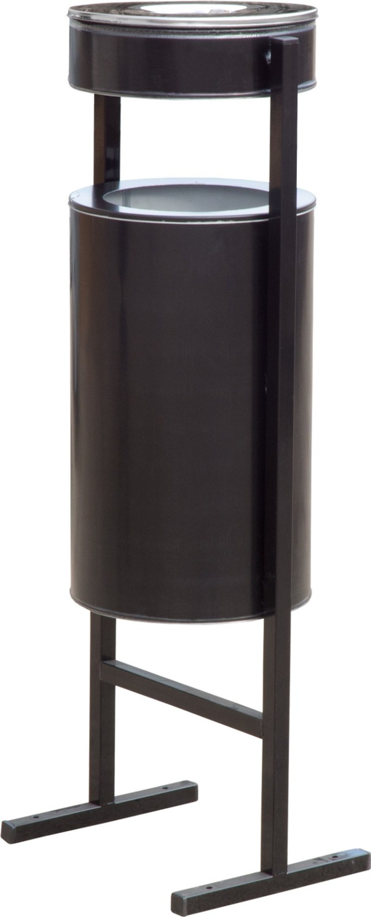 Урна уличная с пепельницей 36 литров черный купить в Смоленске