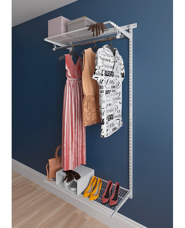 Гардеробная система Практик Home Basic G90 белая купить в Смоленске