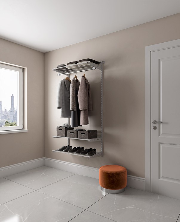 Гардеробная система Практик Home Basic G90 белая купить в Смоленске