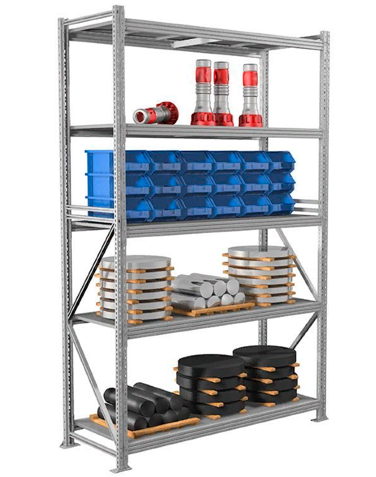 Стеллаж MS Profi 2500х1800х800 5 полок купить в Смоленске