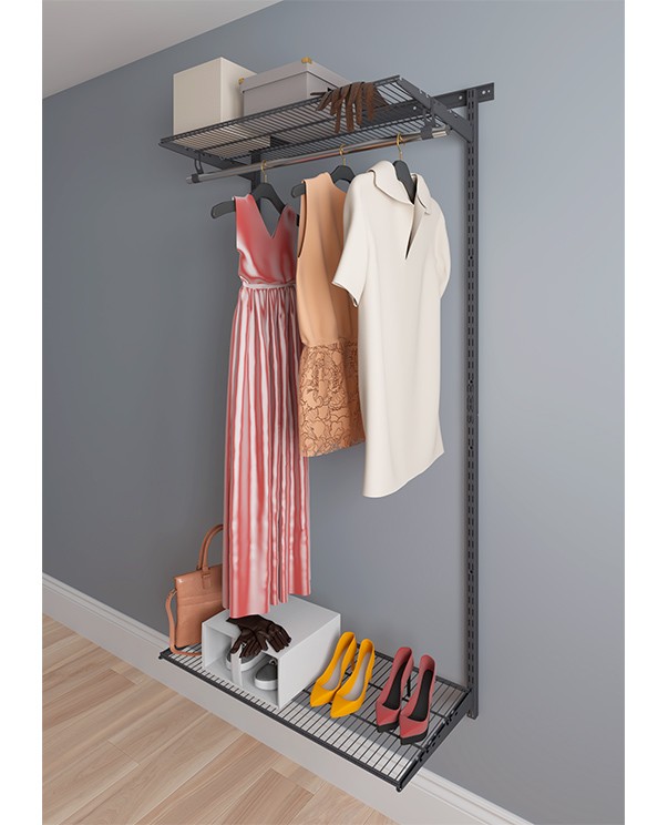 Гардеробная система Практик Home Basic G90 графит купить в Смоленске