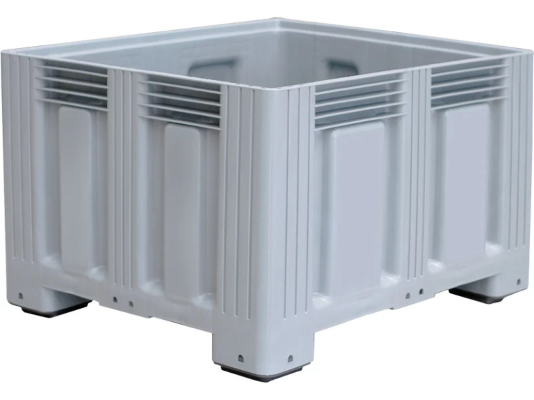 Контейнер 1200х1000х758 сплошной, на ножках серый купить в Смоленске Контейнер 1200х1000х758 сплошной, на ножках серый купить в Смоленске
