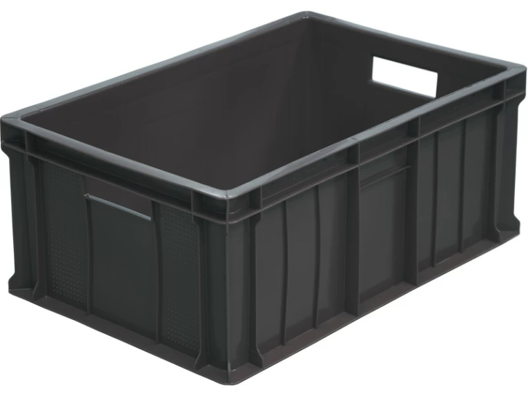 Ящик 600х400х250 сплошной чёрный купить в Смоленске