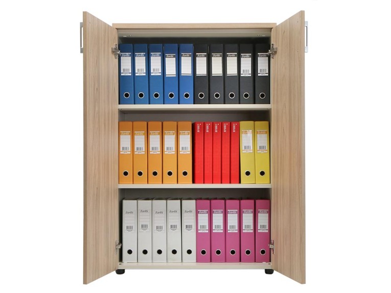 Шкаф NW 1280 закрытый вяз натуральный/бежевый купить в Смоленске