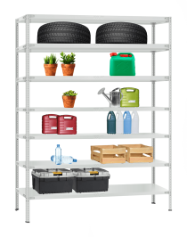 Стеллаж металлический Титан МС-900 2500x1000x500 7 полок Стеллаж металлический Титан МС-900 2500x1000x500 7 полок