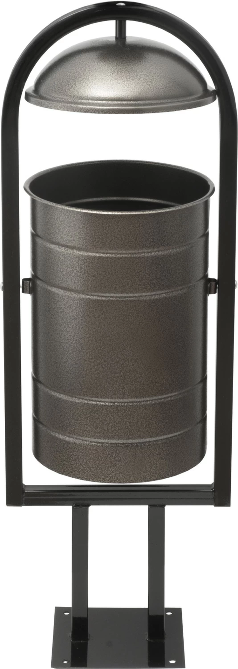 Урна уличная 330х280х980 серебряная купить в Смоленске