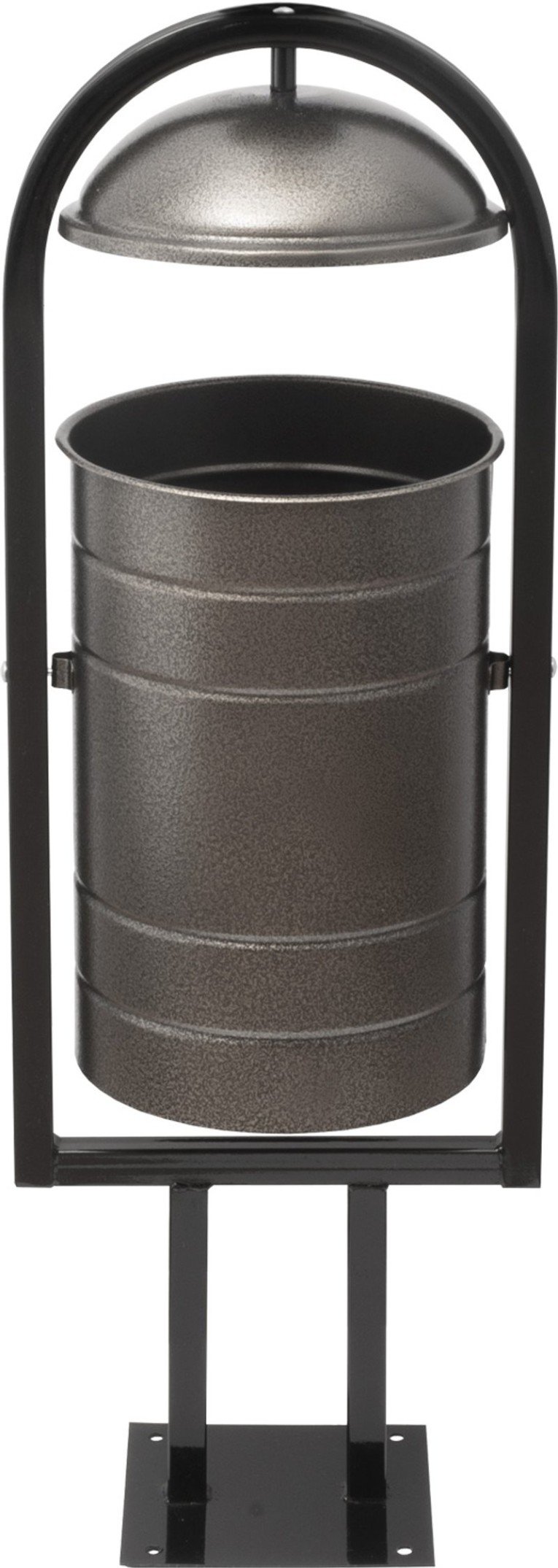 Урна уличная 330х280х980 серебряная купить в Смоленске