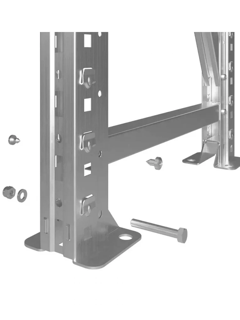 Стеллаж MS U 2500x700x300 9 полок (300 кг, металл) купить в Смоленске