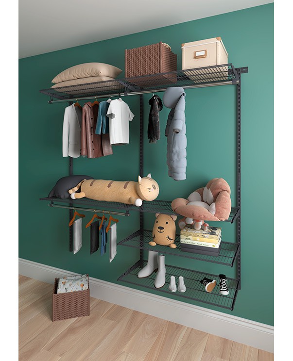 Гардеробная система Практик Home Optima G180 графит купить в Смоленске