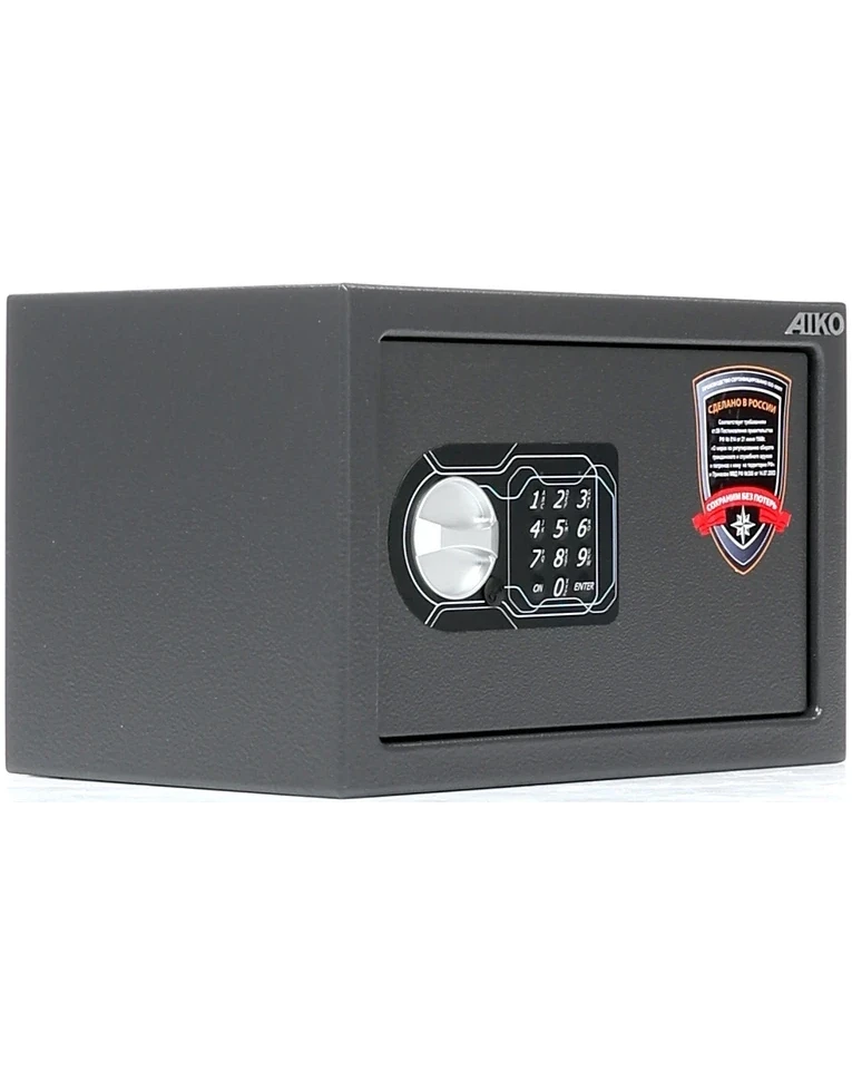 Сейф для пистолета Aiko TT-200 EL, закрытый вид слева