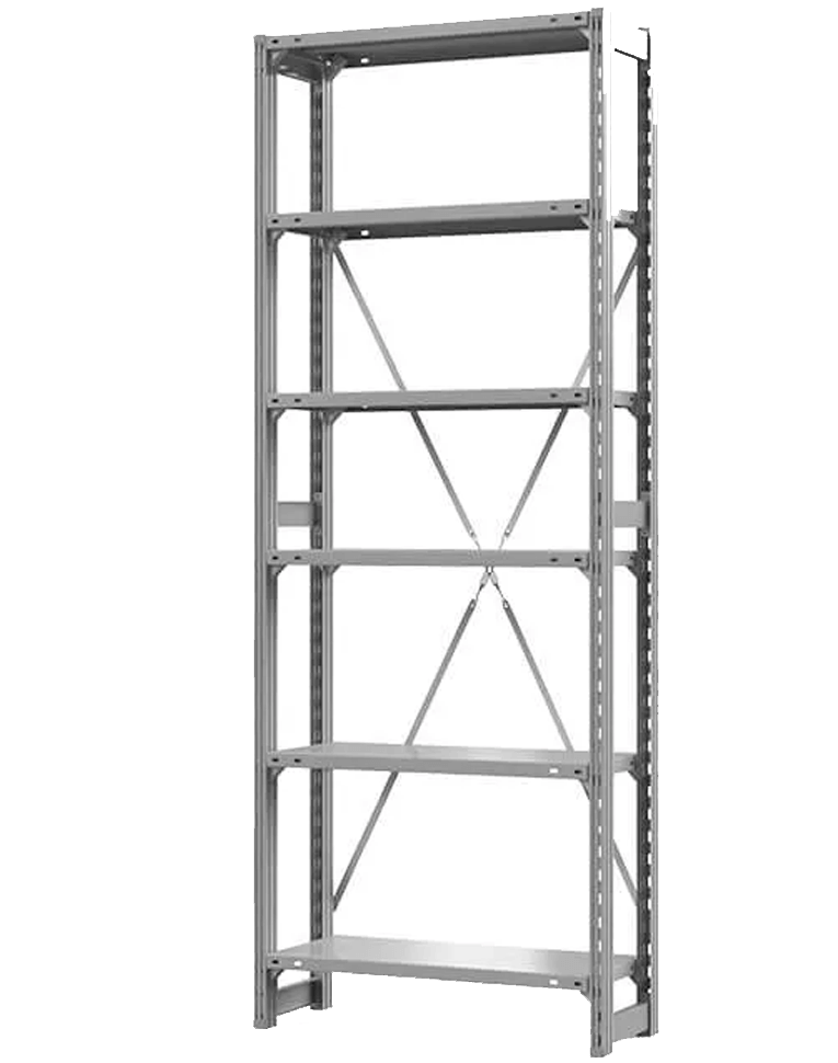 Стеллаж ТСУ 2500x700x400 6 полок (150 кг, металл) купить в Смоленске