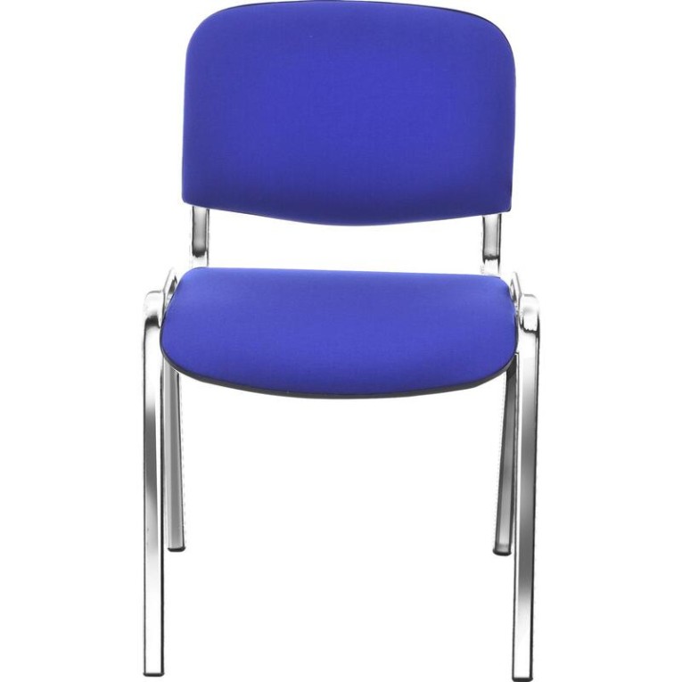 Стул Изо (синяя ткань, хром) купить в Смоленске
