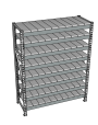 Стеллаж грузовой СГР 2000x1800x800 8 полок (металл)