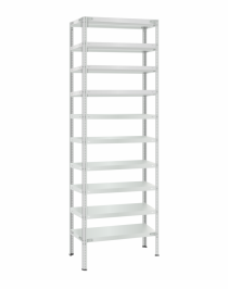 Стеллаж металлический Титан МС-500 2300х700х300 10 полок Стеллаж металлический Титан МС-500 2300х700х300 10 полок