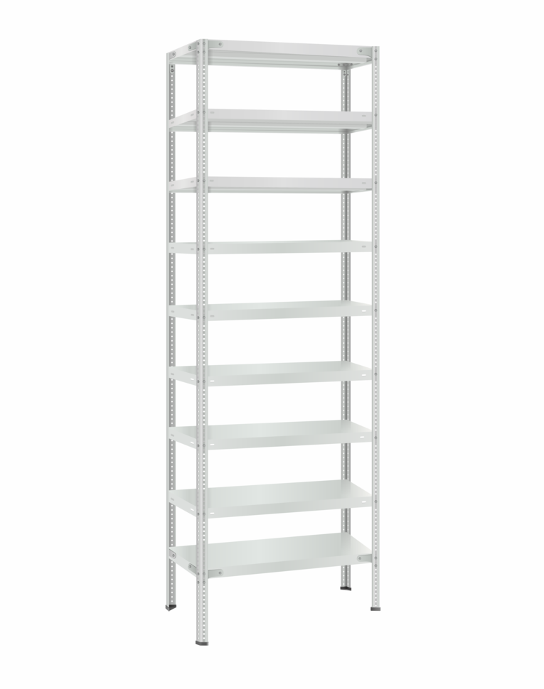 Стеллаж металлический Титан МС-500 3000х700х500 9 полок купить в Смоленске Стеллаж металлический Титан МС-500 3000х700х500 9 полок купить в Смоленске