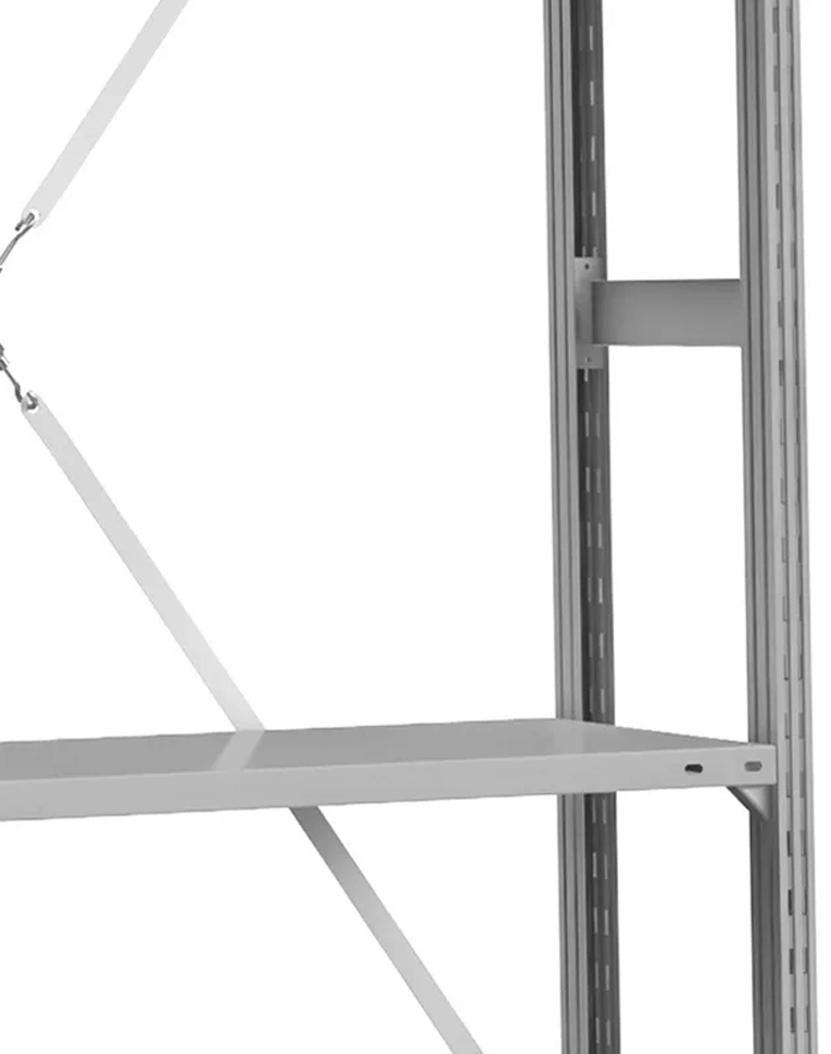 Стеллаж ТСУ 4000x700x300 6 полок (150 кг, перф) купить в Смоленске