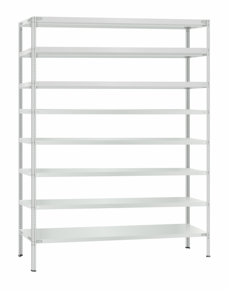 Стеллаж металлический Титан МС-500 3000х1500х500 8 полок купить в Смоленске Стеллаж металлический Титан МС-500 3000х1500х500 8 полок купить в Смоленске