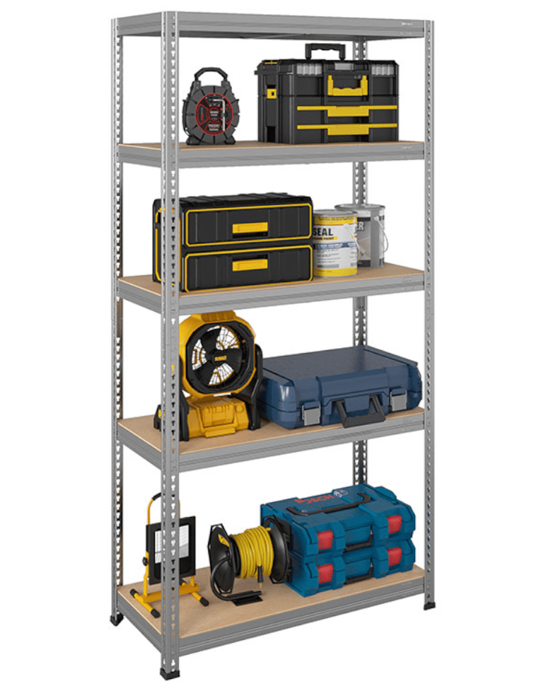 Стеллаж быстросборный ЛОФТ (SBL) 1800x900x450 5 полок (цинк) купить в Смоленске